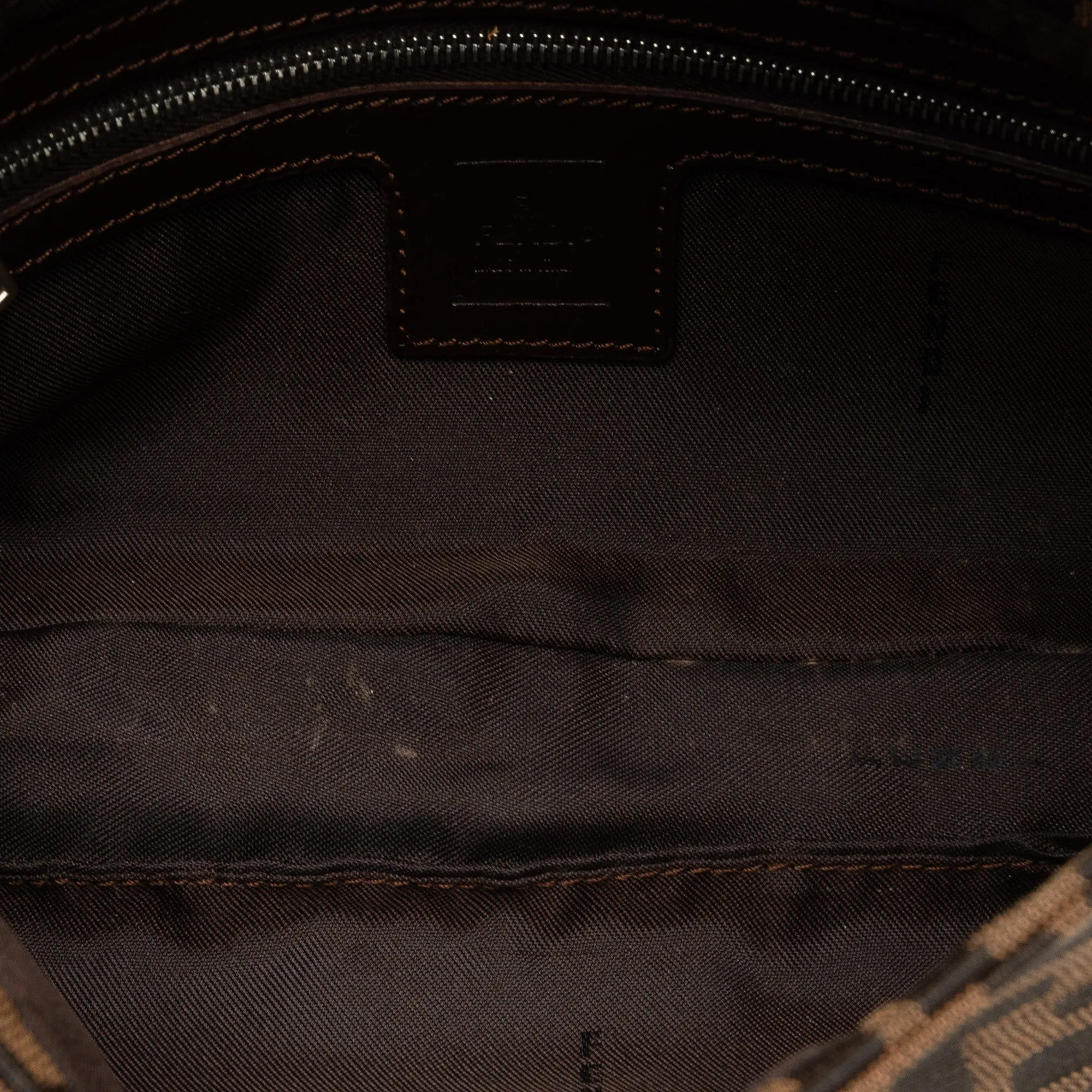 Fendi Zucca Canvas Baguette