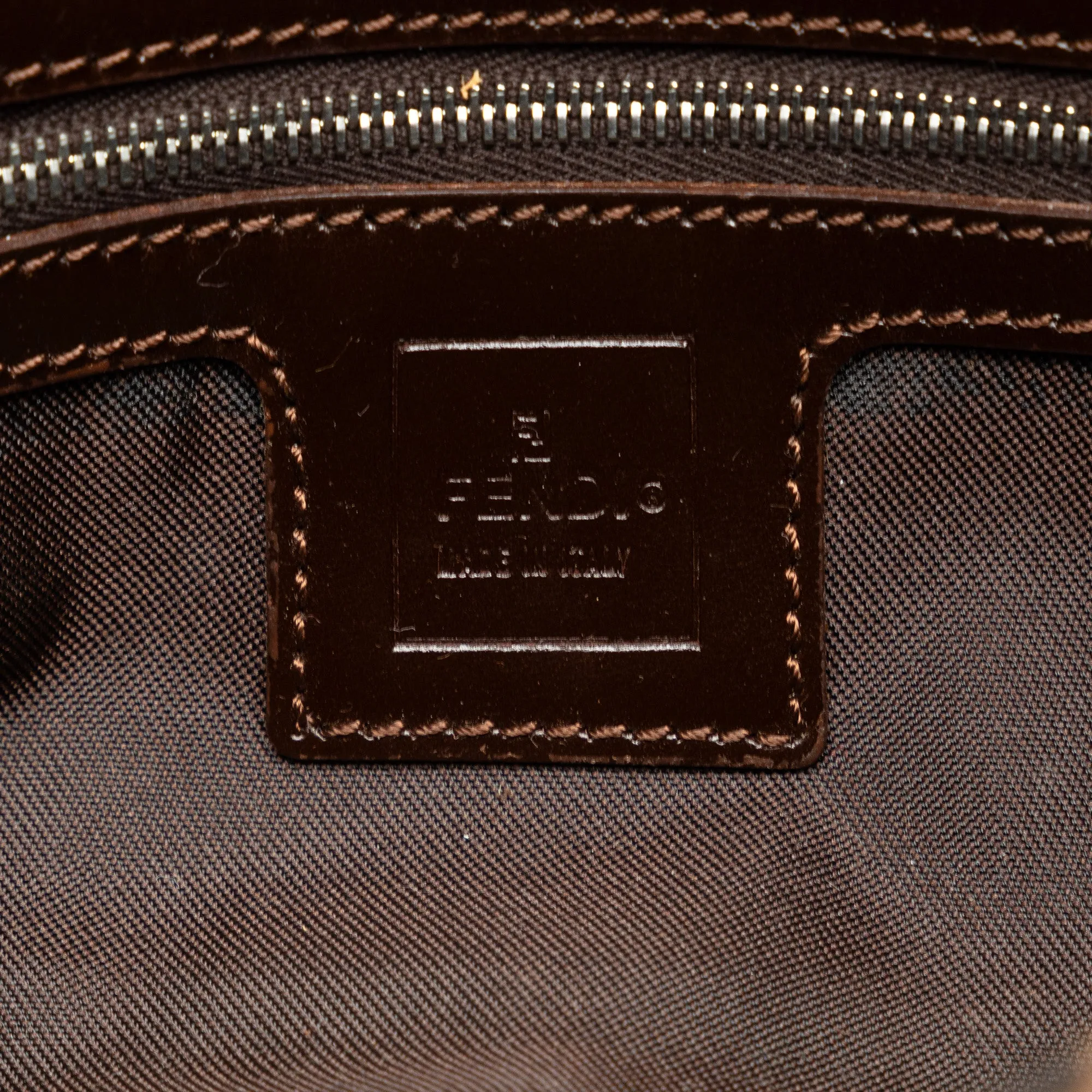 Fendi Zucca Canvas Baguette