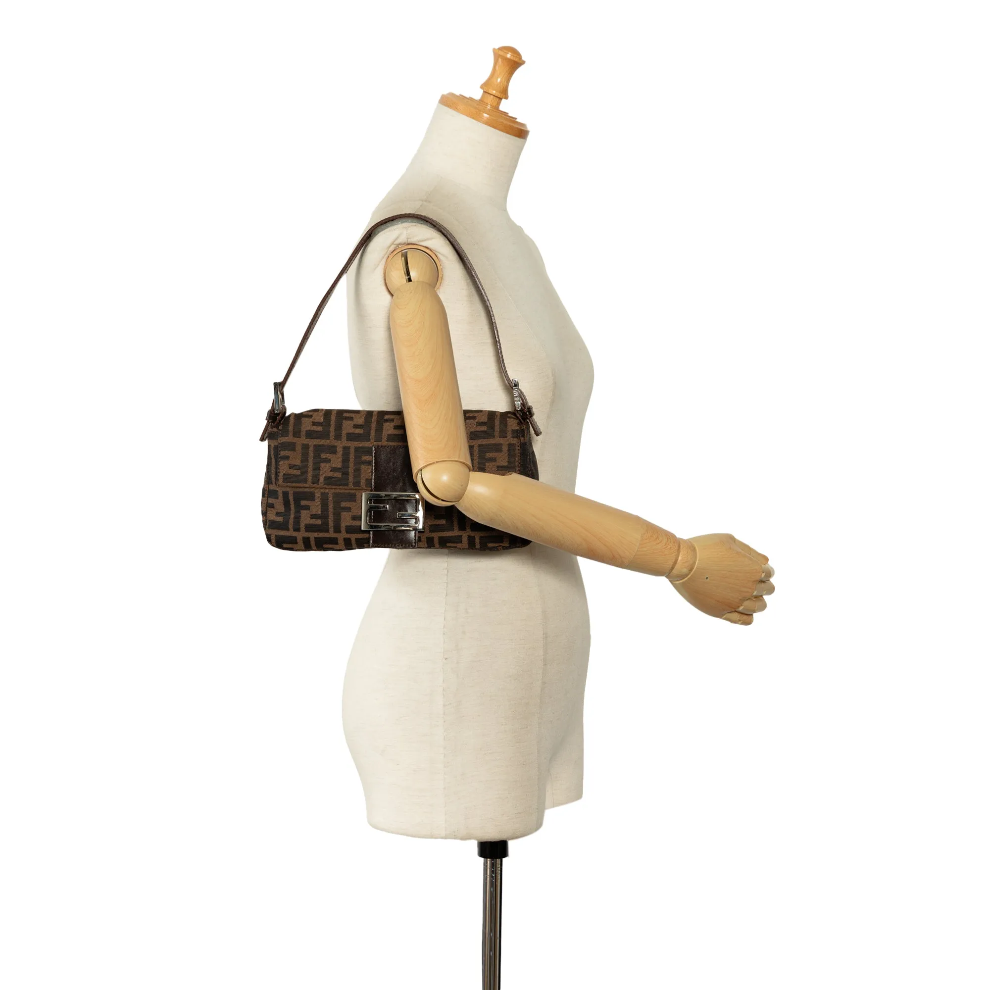 Fendi Zucca Canvas Baguette