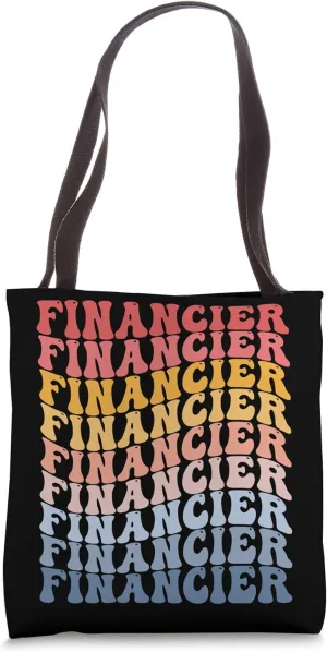 Financier Groovy Retro Tote Bag