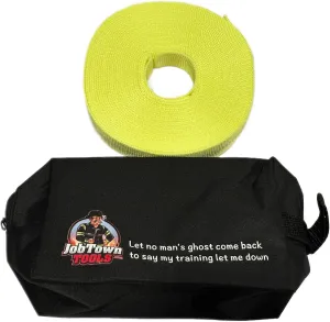 Firefighter Rescue Webbing with Canvas Bag - Patient Packaging to a Stokes Basket Length- 36 Feet