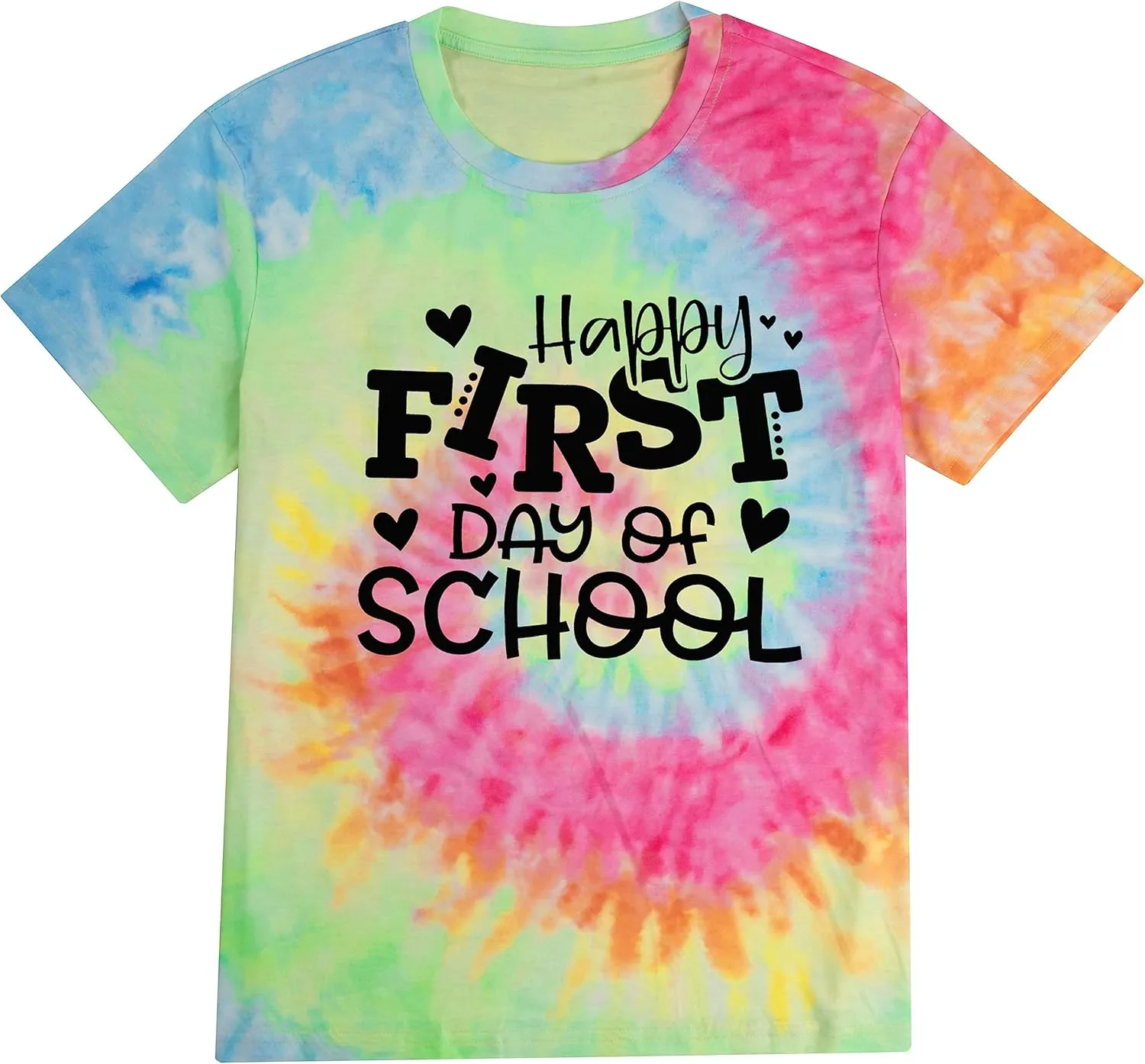 First Day of School Teacher Shirt Back to School Tshirts Women Teachers Day Tees Teacher Life Casual Tops