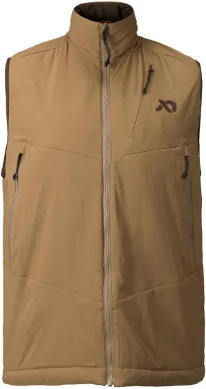 First Lite Men's Primer Puffy Vest - Insulated Windproof Camo Waterfowl Hunting Vest