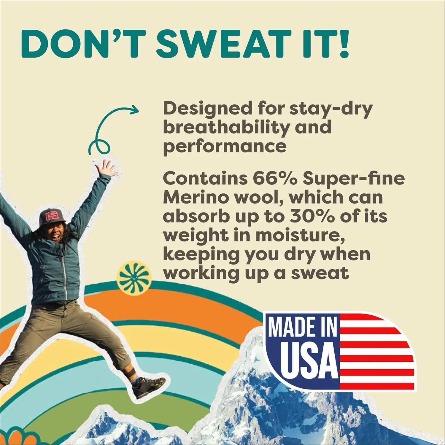 FITS Ultra Light No Show Running Socks for Men and Women, Merino Wool, Athletic Socks, Whole Foot Comfort