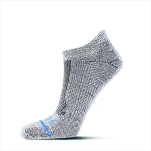 FITS Ultra Light No Show Running Socks for Men and Women, Merino Wool, Athletic Socks, Whole Foot Comfort