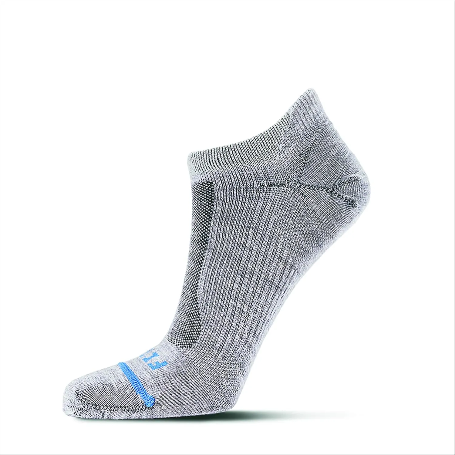 FITS Ultra Light No Show Running Socks for Men and Women, Merino Wool, Athletic Socks, Whole Foot Comfort