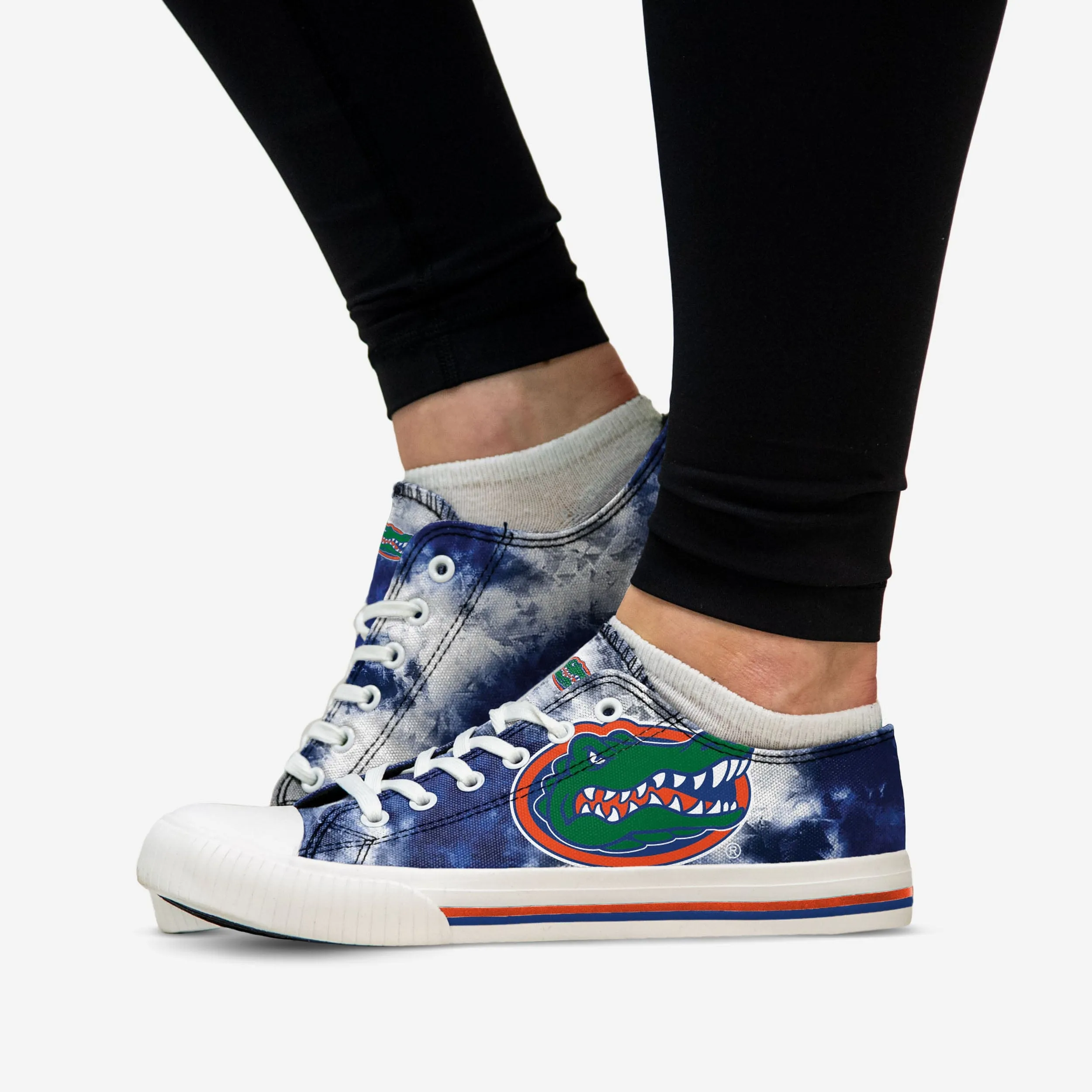 Florida Gators Womens Low Top Tie-Dye Canvas Shoe