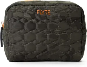 FLYTE Valentina Bag | Travel Quilted Cosmetic Bag | Camo