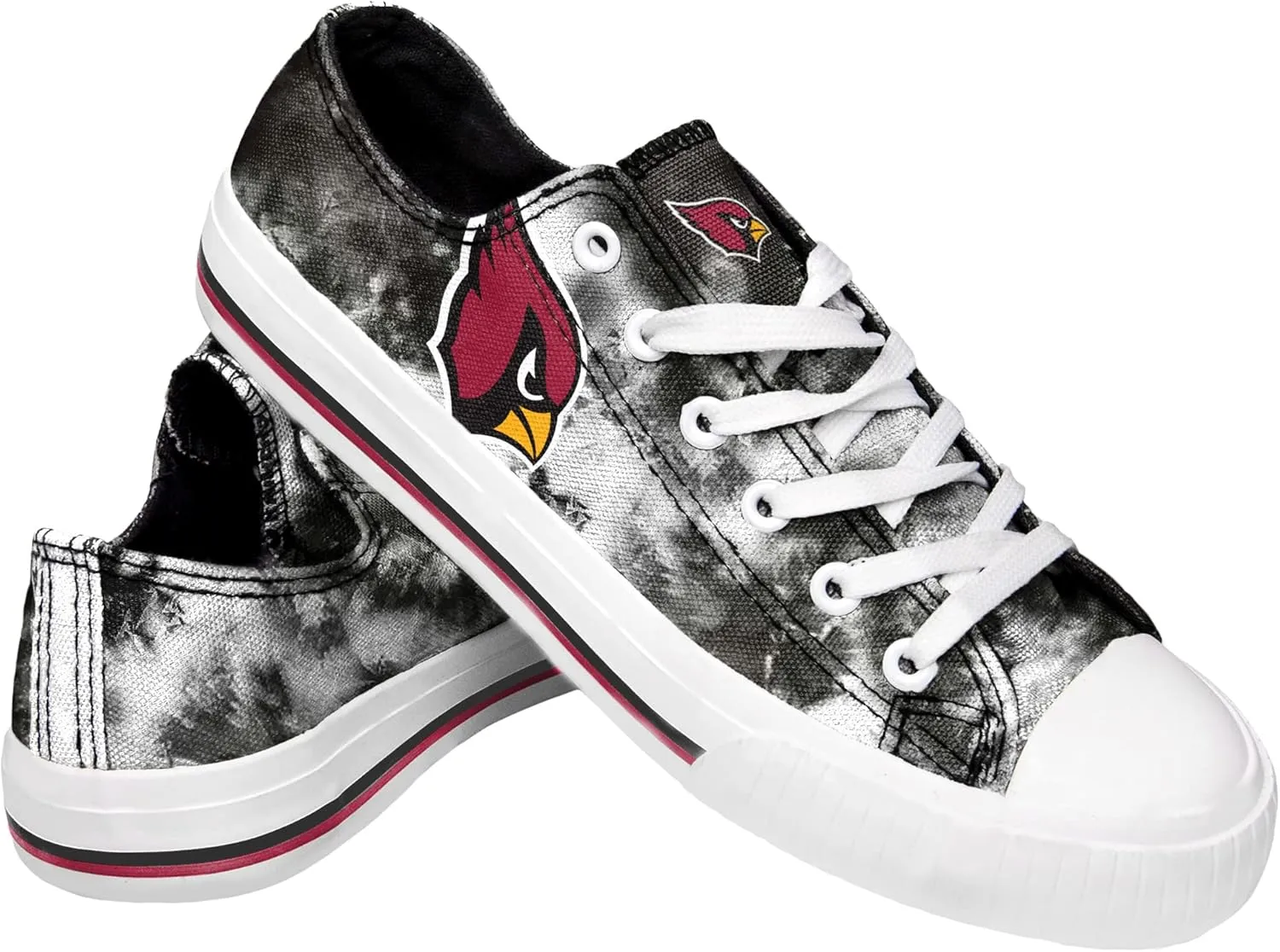 FOCO Women's NFL Team Logo Ladies Fashion Glitter Low Top Canvas Sneakers Shoes Dallas Cowboys Shoes-10/XXL