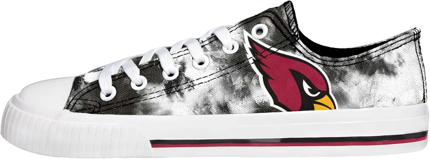 FOCO Women's NFL Team Logo Ladies Fashion Glitter Low Top Canvas Sneakers Shoes Dallas Cowboys Shoes-10/XXL