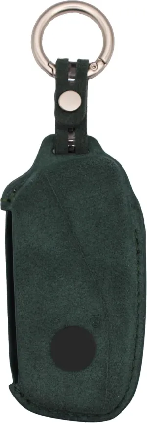 For 2024 BMW Key Fob Cover Alcantara Carbon Fiber M-Inspired Fits: New 5/7 Series 740i 760i X1 X5 X6 X7 XM IX I5 I7