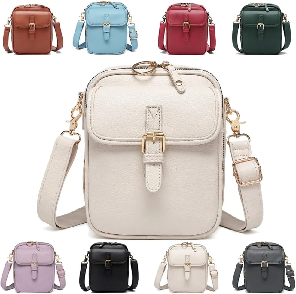 Forcipower Crossbody Leather Bag, Collaborate Crossbody Leather Bag, Minimalist Versatile Women'S Casual Bags