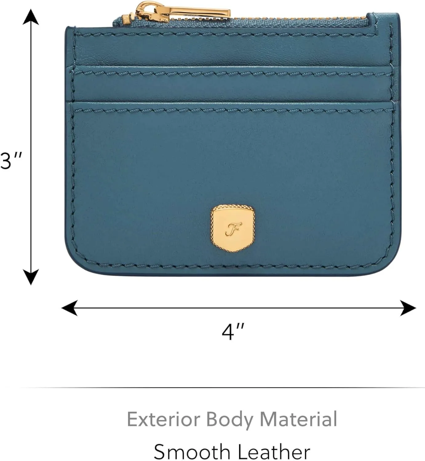 Fossil Lennox Zip Card Case Wallet