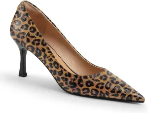 FOWT Simple Solid Croc-Embossed Pointed Toe Pumps Women Dressy Slip on Thin High Heels Sexy Shallow Party Evening Dance Shoes US Size 4-16