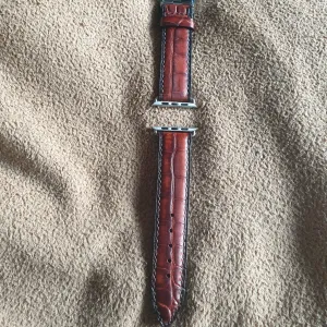 Full grain leather apple watch strap