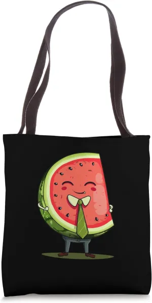Funny Office Watermelon for bureau and Tie Lovers Tote Bag