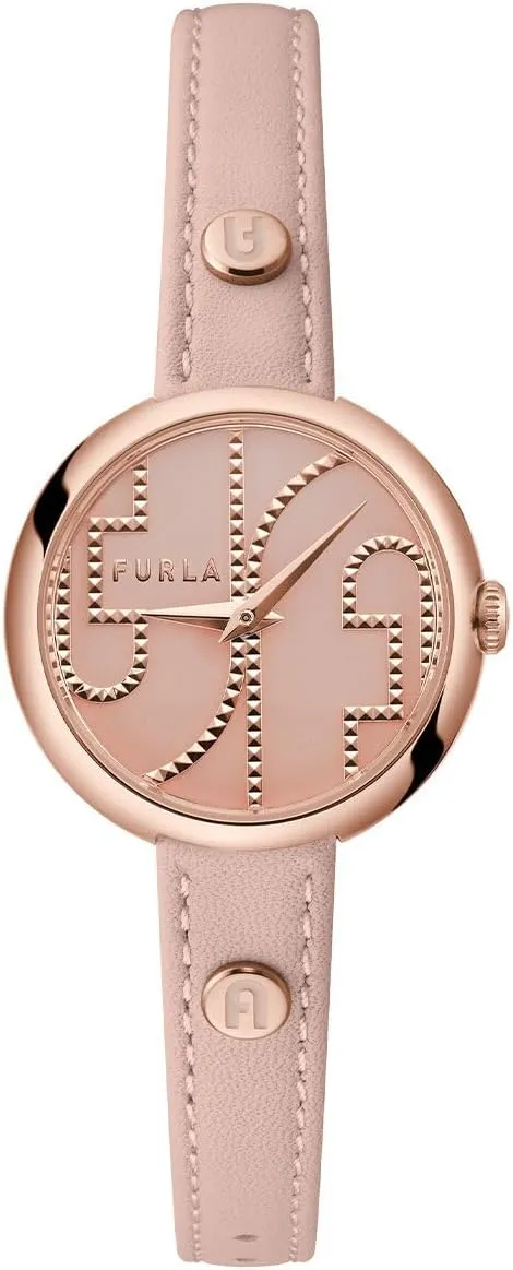 FURLA Cosy Nude Genuine Leather Strap Watch (Model: WW00005012L3)