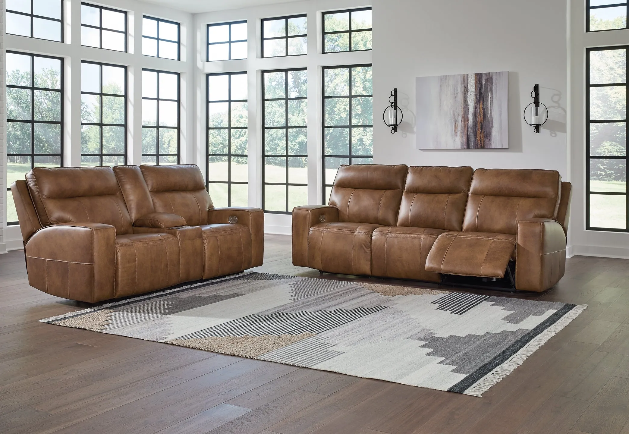 Game Plan Power Reclining Sofa, Loveseat and Recliner