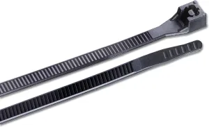 Gardner Bender 46-308UVBMN Gardner Doublelock Cable Tie, 1000 Pack, UV Black, 1000 Count