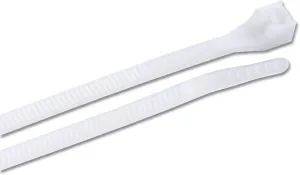 Gardner Bender 46-315M DoubleLock Cable Tie, 14 inch, 75 lb, Electrical Wire and Cord Management, Nylon Zip Tie, 1000 Pk, Natural White