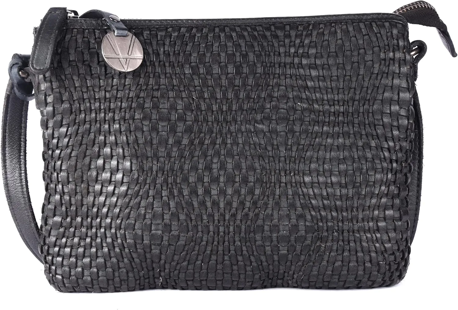 Genuine Leather Crossbody Sling Bag for Women - Trendy Casual Office Bag with Adjustable Strap