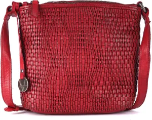 Genuine Leather Crossbody Sling Bag for Women - Trendy Casual Office Bag with Adjustable Strap