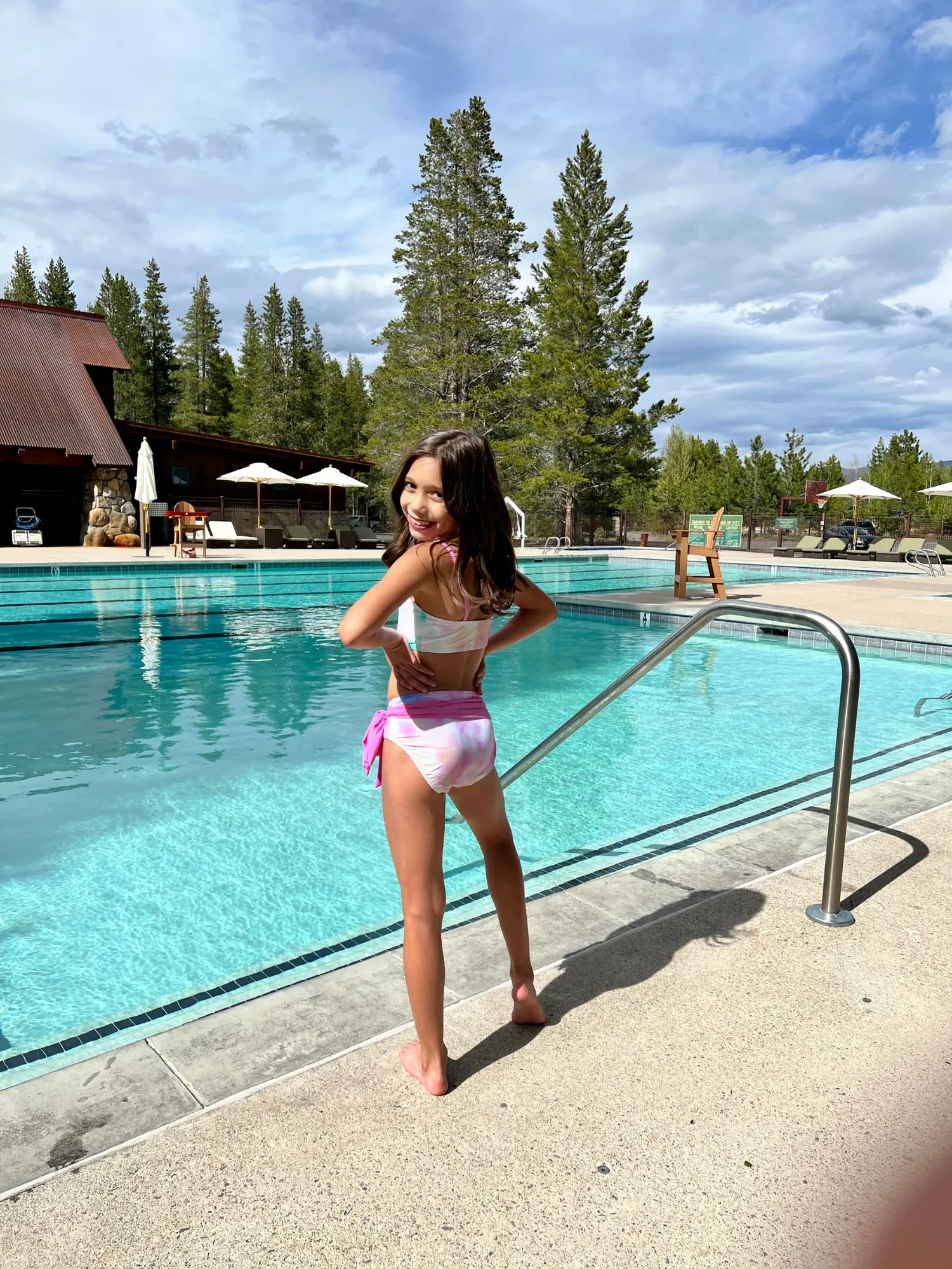 Girl's Cotton Candy Tie Dye Bikini