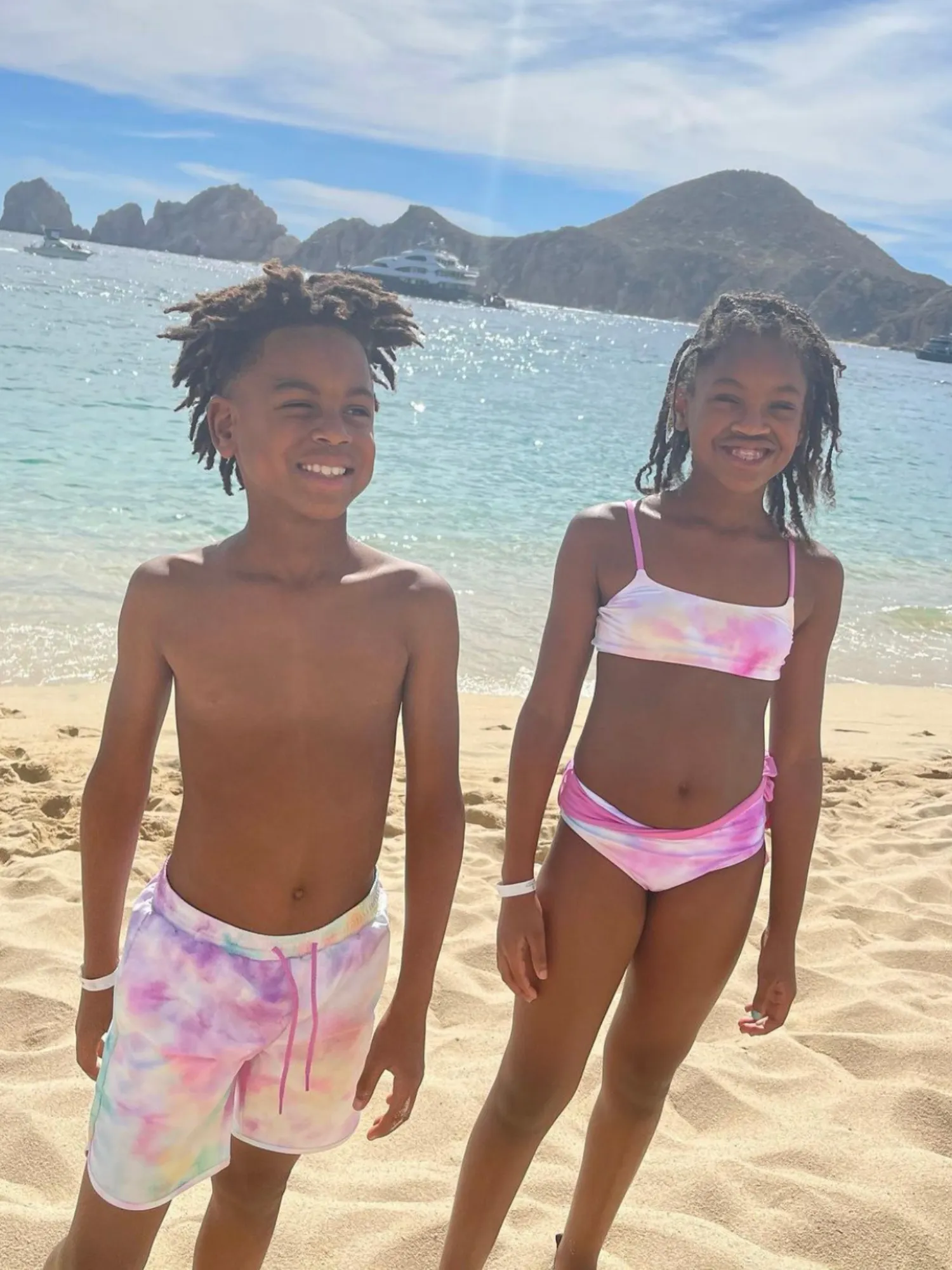 Girl's Cotton Candy Tie Dye Bikini