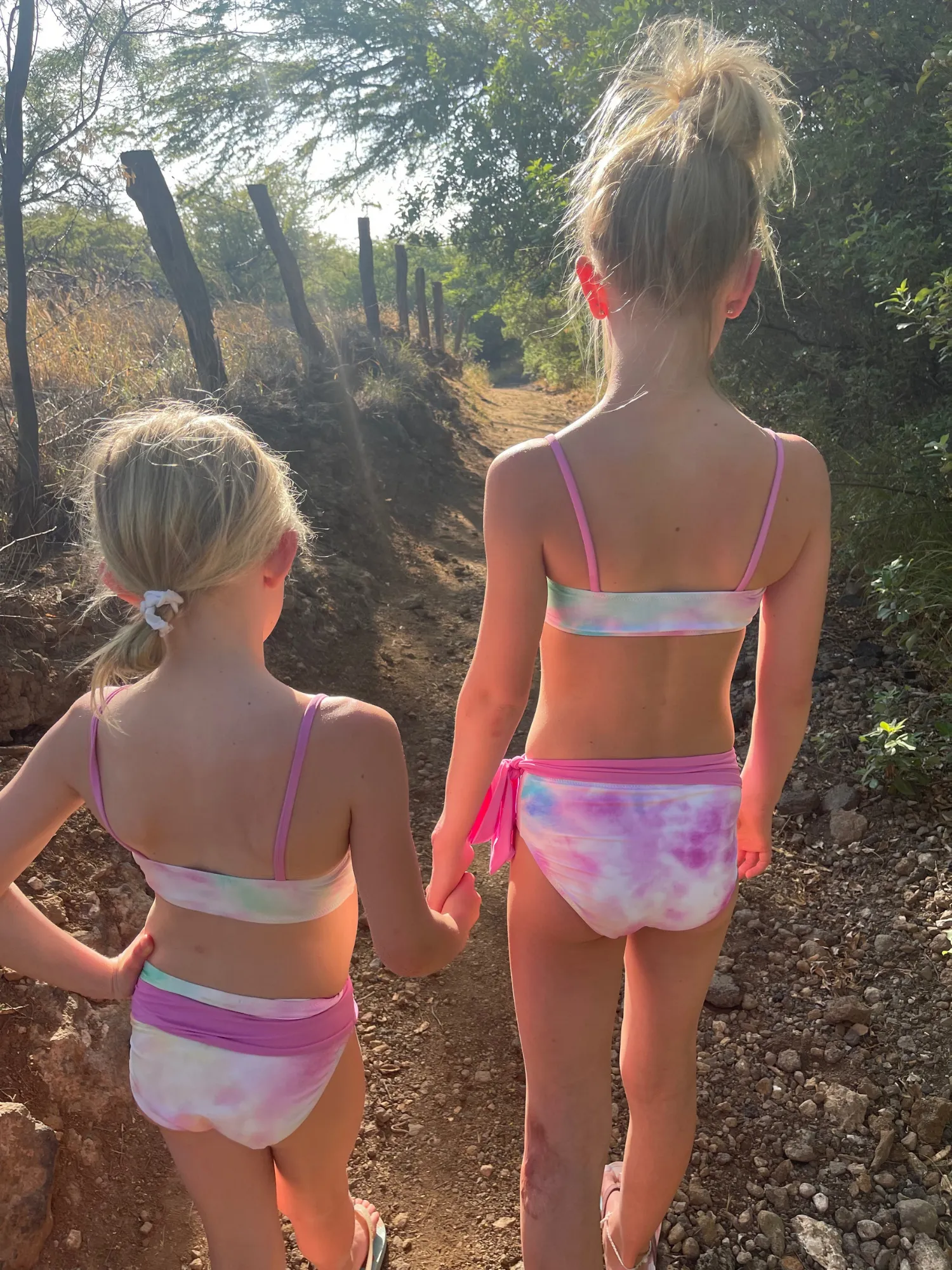 Girl's Cotton Candy Tie Dye Bikini