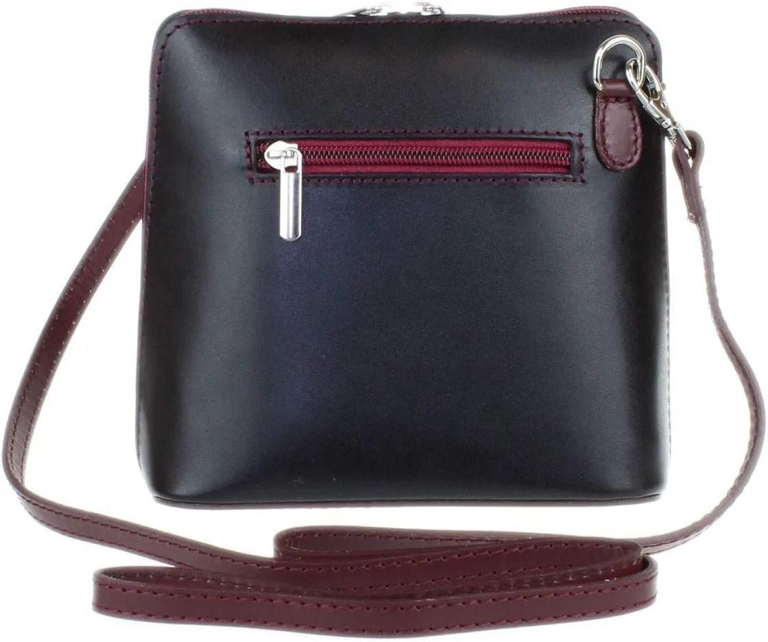 Girly HandBags Leather Snake Skin Rigid Cross Body Shoulder Bag