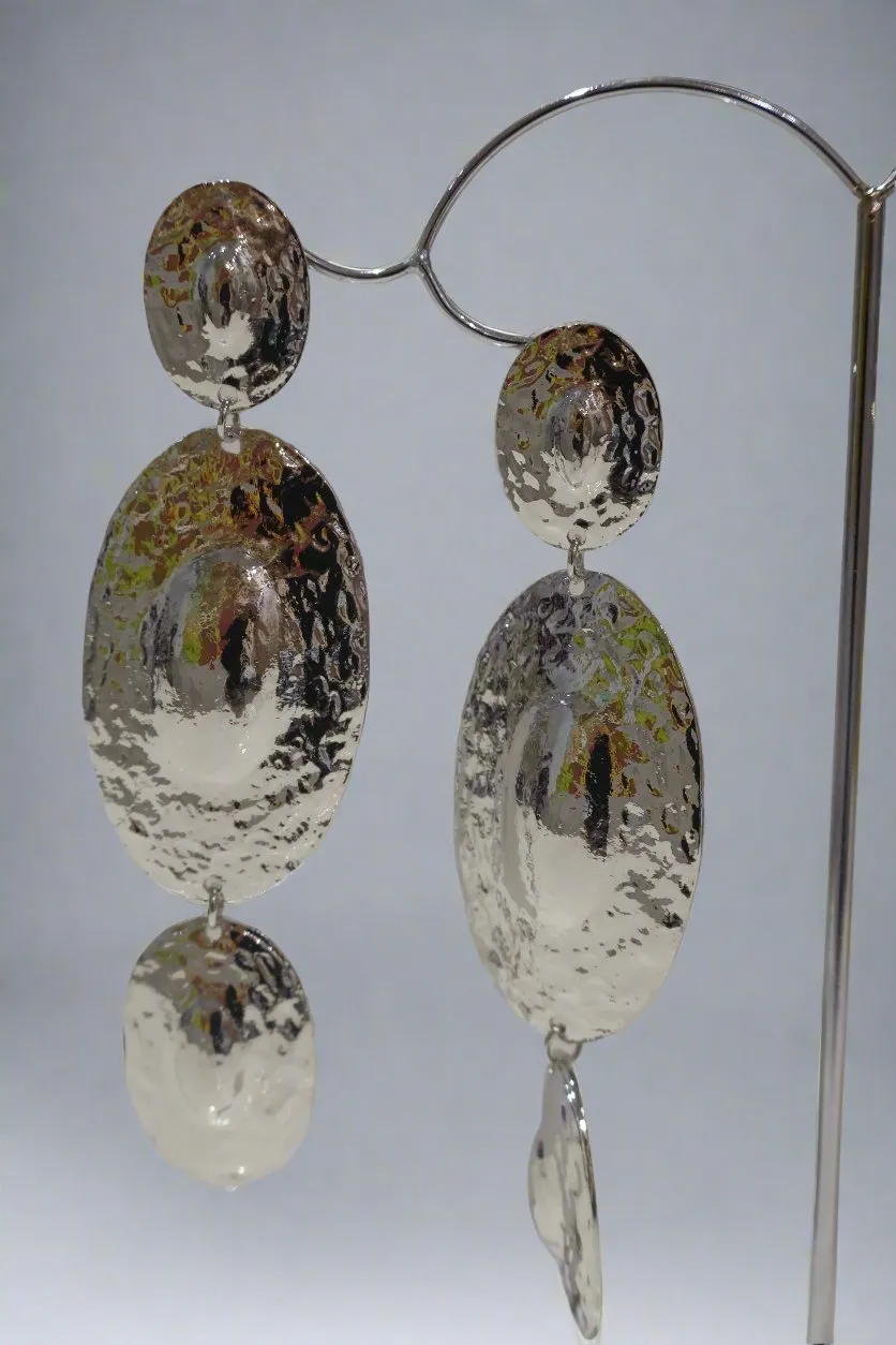 Gold Disc Earrings