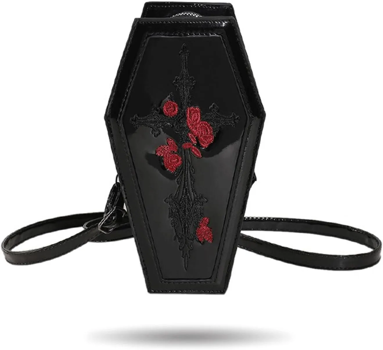 Goth Purse Coffin Halloween Purses Clutch Shoulder Bag Small Crossbody Bag Spooky Horror Cute Wallet