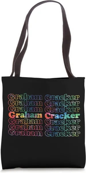 Graham Cracker Cool Vintage Inspired Tie Dye Tote Bag