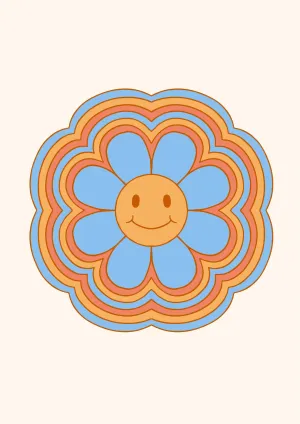 Groovy Blossom Canvas Wall Art