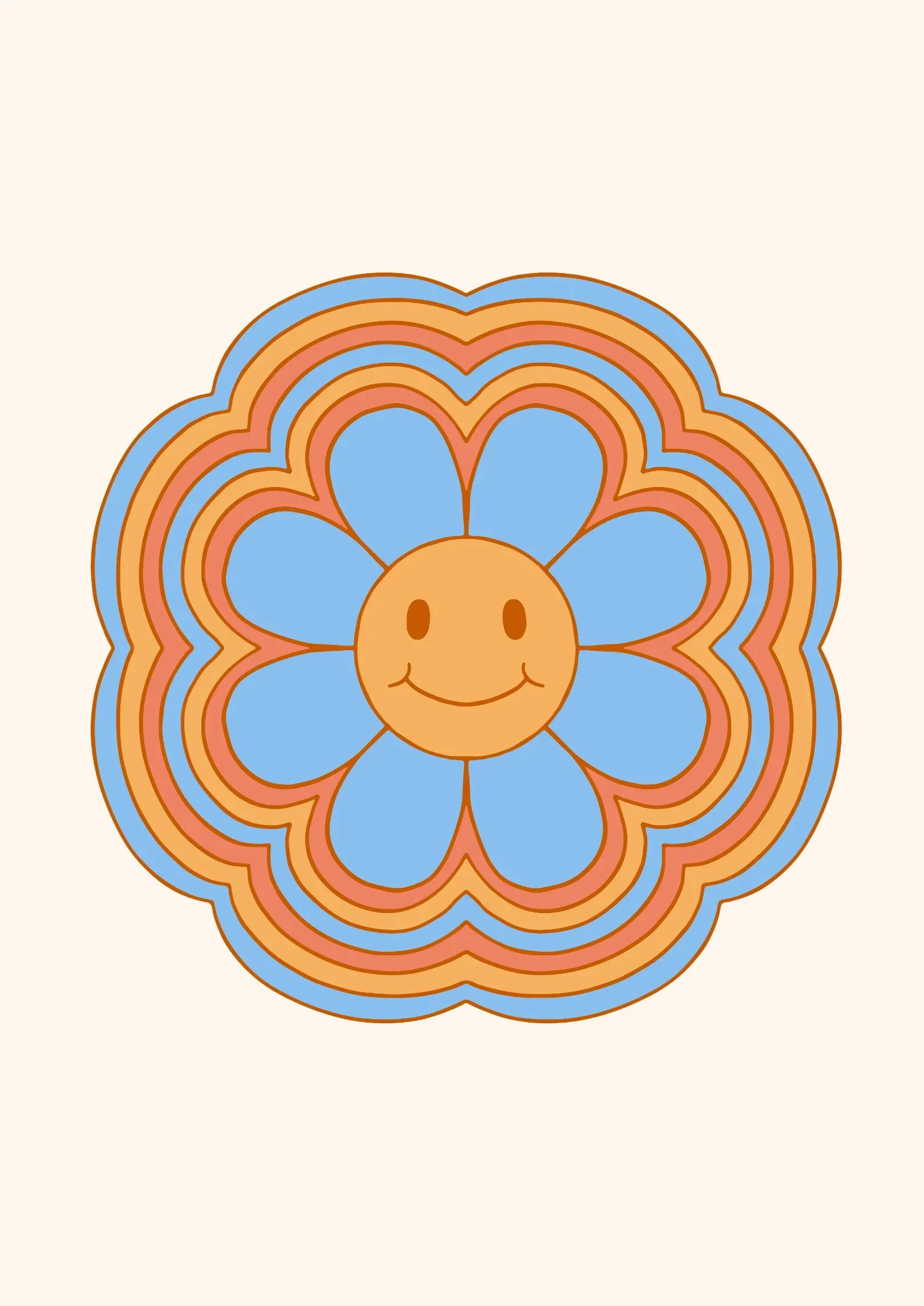 Groovy Blossom Canvas Wall Art