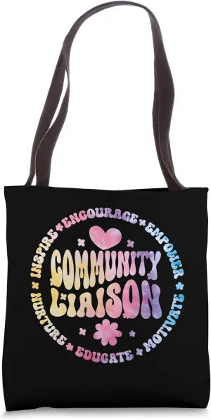 Groovy Community Liaison Occupation Work School Tote Bag