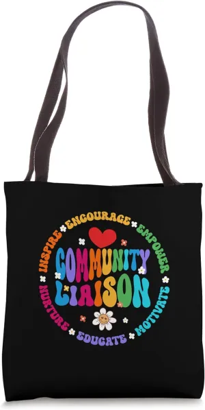 Groovy Community Liaison Occupation Work School Tote Bag