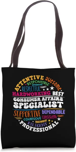 Groovy Consumer Affairs Specialist Squad Tote Bag