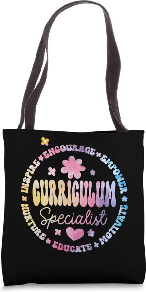 Groovy Curriculum Specialist Appreciation Back to School Tote Bag