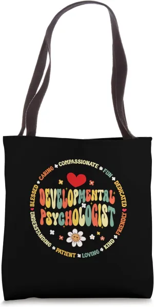 Groovy Developmental Psychologist Appreciation Tote Bag