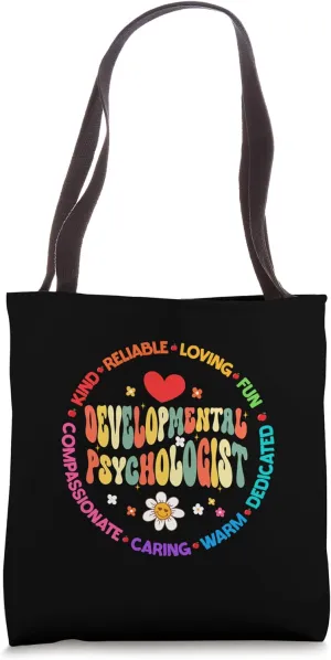 Groovy Developmental Psychologist Appreciation Tote Bag