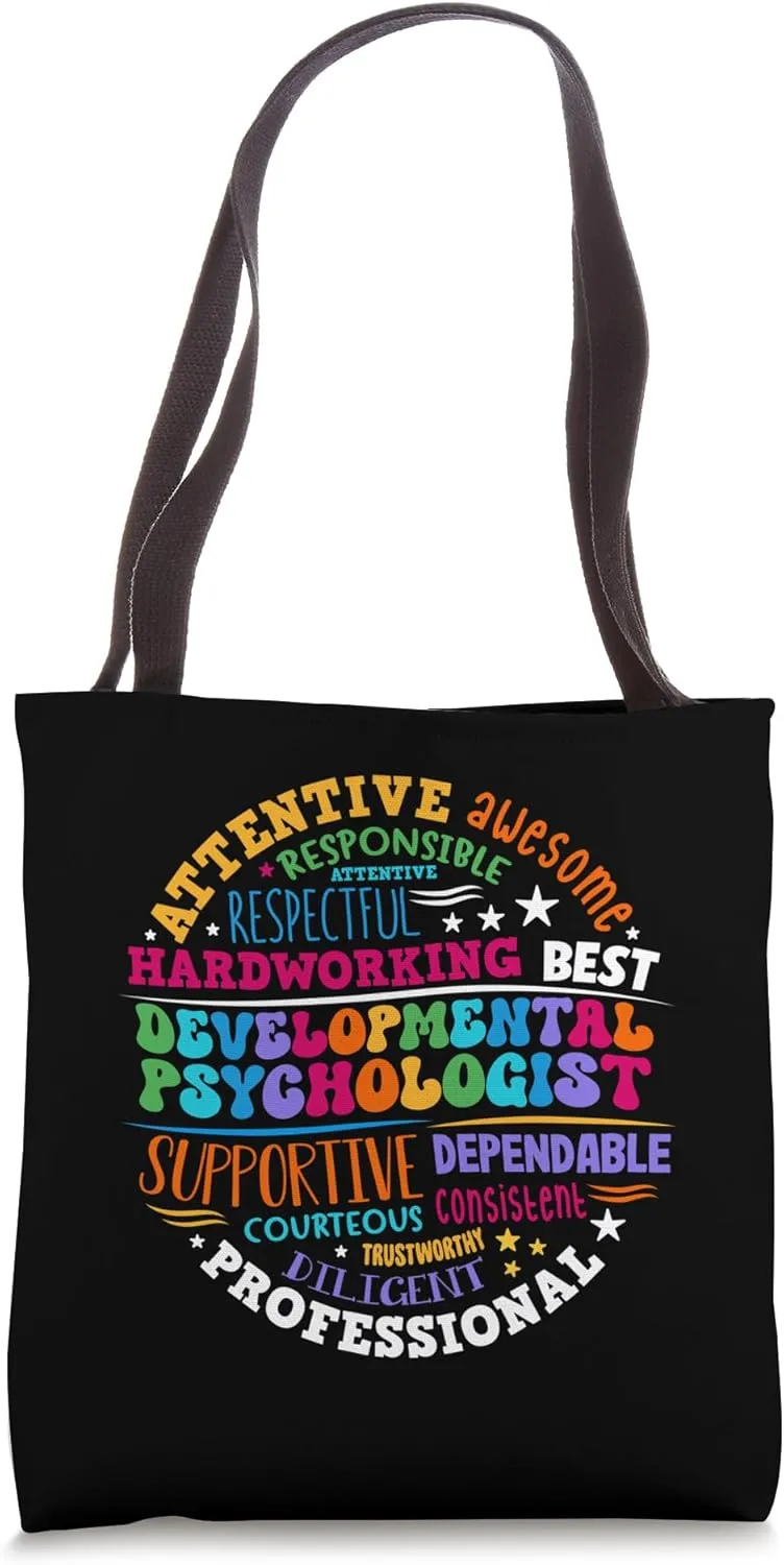 Groovy Developmental Psychologist Appreciation Tote Bag