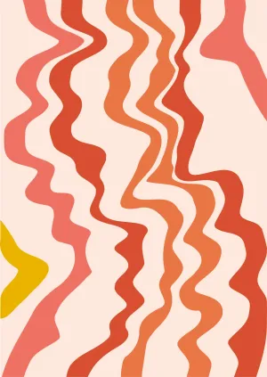 Groovy Drift Canvas Wall Art