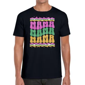 Groovy MAMA - Unisex Softstyle T-Shirt - Fun Retro Gildan Tee