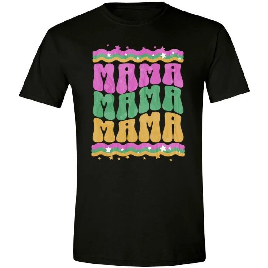 Groovy MAMA - Unisex Softstyle T-Shirt - Fun Retro Gildan Tee