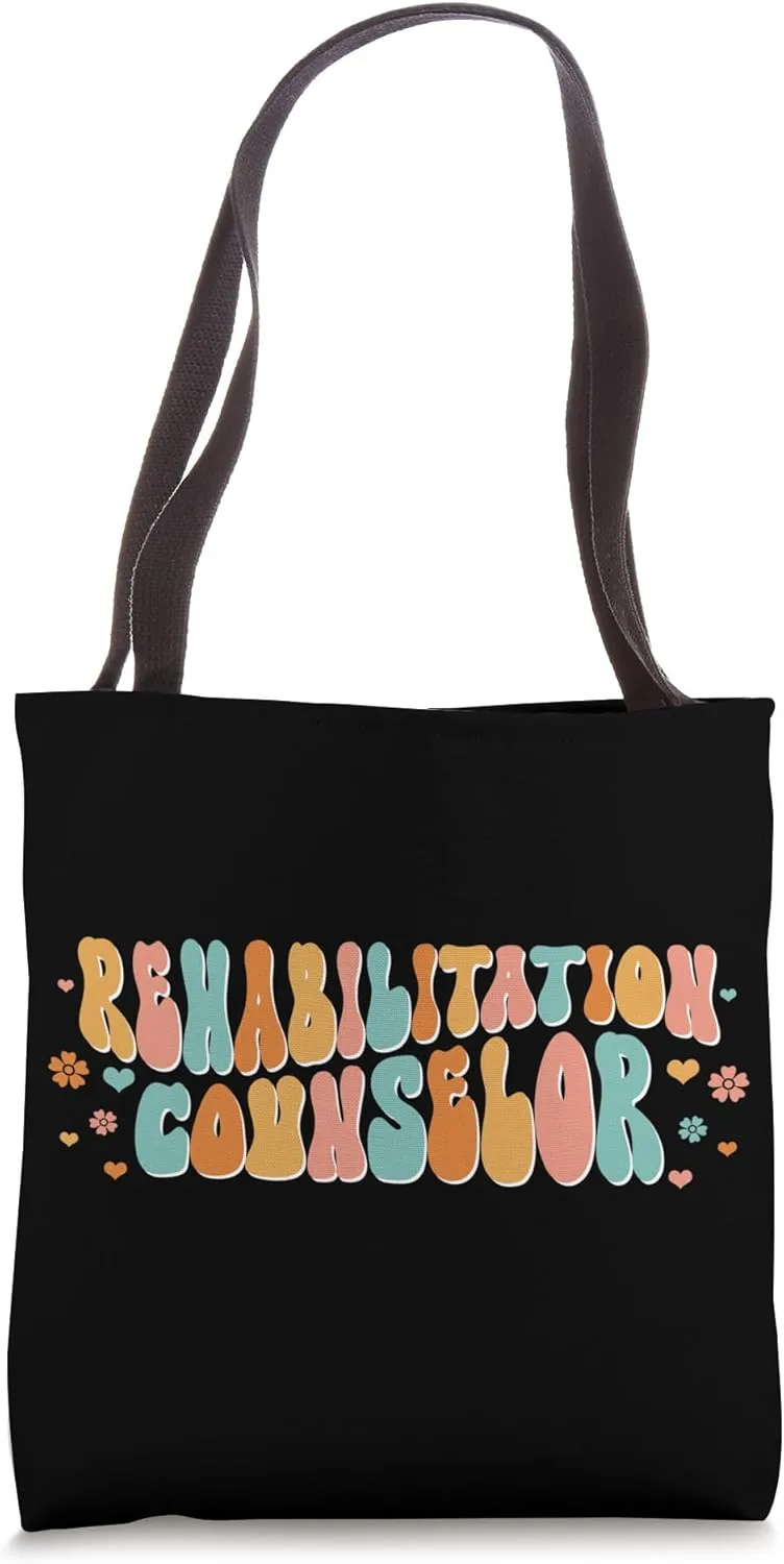 Groovy Rehabilitation Counselor Rehabilitation Counseling Tote Bag