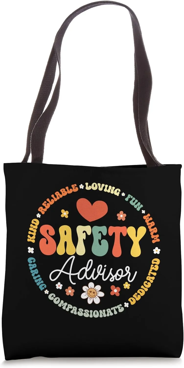 Groovy Safety Advisor Consultant or Officer Tote Bag