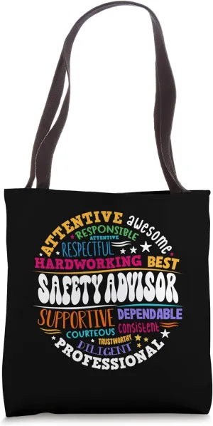 Groovy Safety Advisor Consultant or Officer Tote Bag