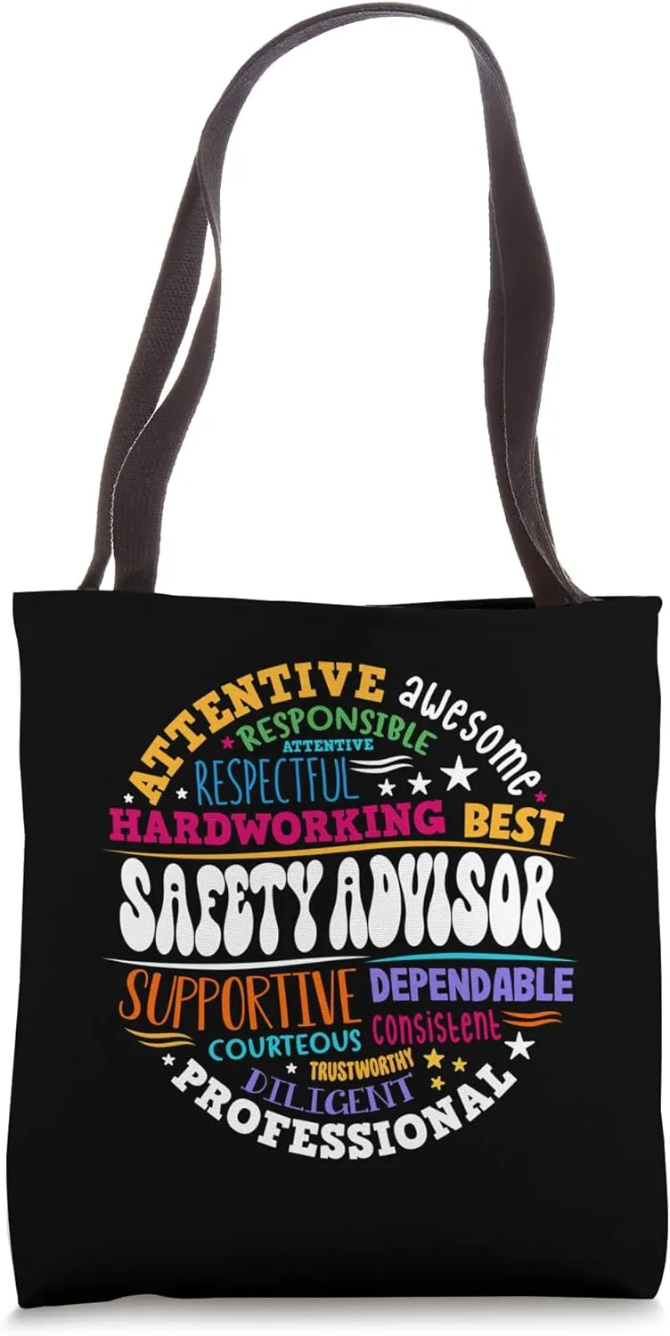 Groovy Safety Advisor Consultant or Officer Tote Bag