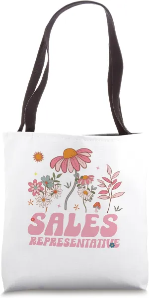 Groovy Sales Representative Wildflower Flowers Summer Tote Bag